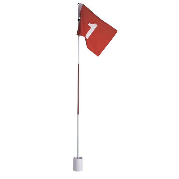 Silverline Golf Flag Set, Golffahne mit Golfloch