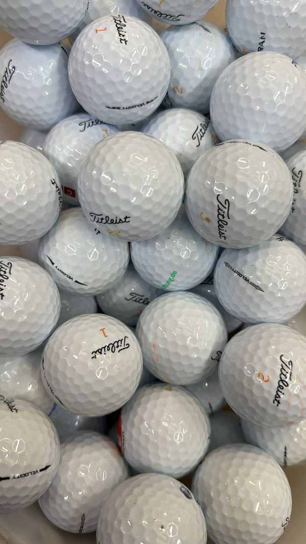 25 Lakeballs Titleist Velocity (Qualitätsstufe AAA)