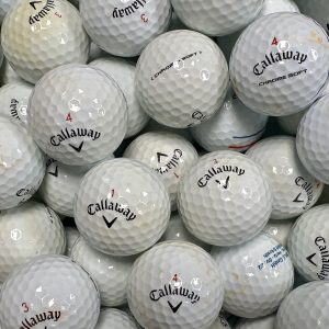 100 Lakeballs Callaway Chrome Soft - AAAA / AAA
