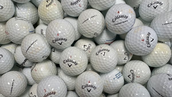 100 Lakeballs Callaway Chrome Soft - AAAA / AAA