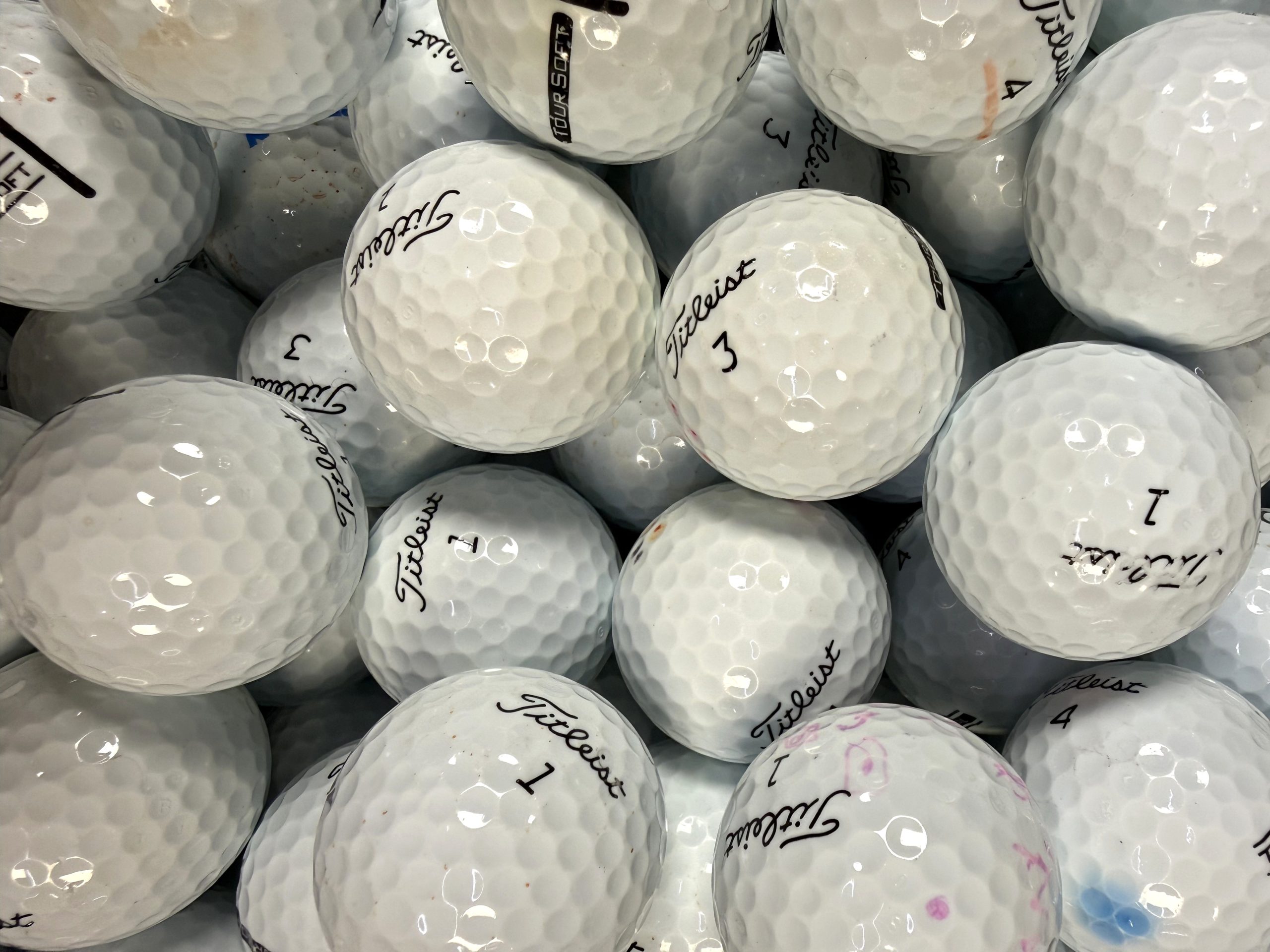 50 Lakeballs Titleist Tour Soft - AA